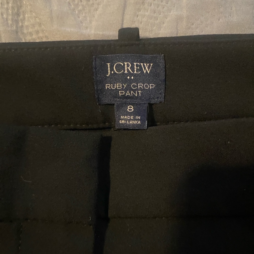 J. Crew Women’s Black Ruby Crop Pants